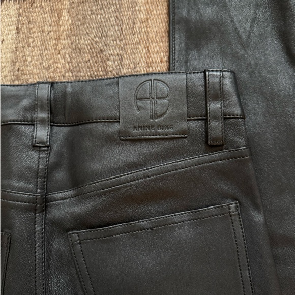 Anine Bing Skinny Leather Pants - Picture 2 of 5